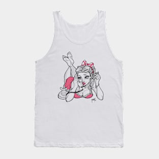 Phone pin-up Tank Top